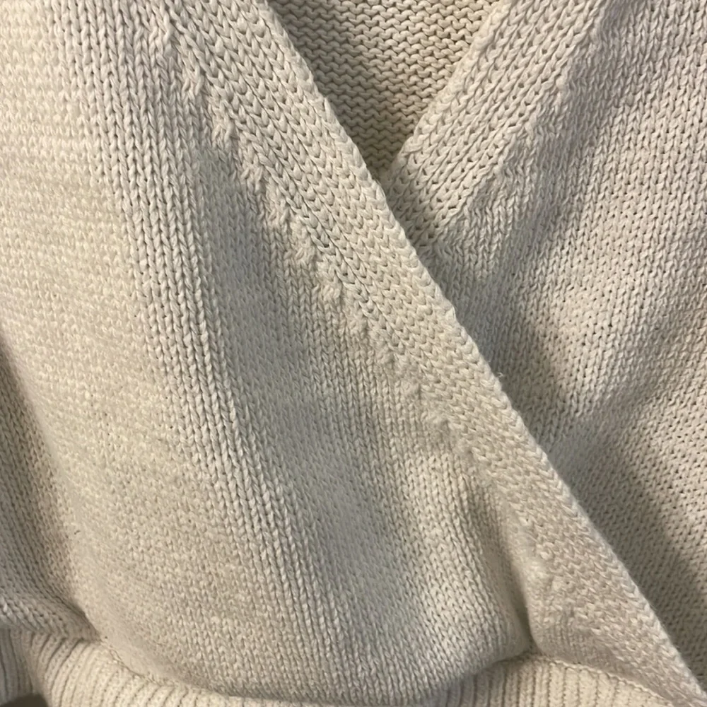 Lou & Grey Cropped Faux Wrap Sweater - Picture 3 of 9